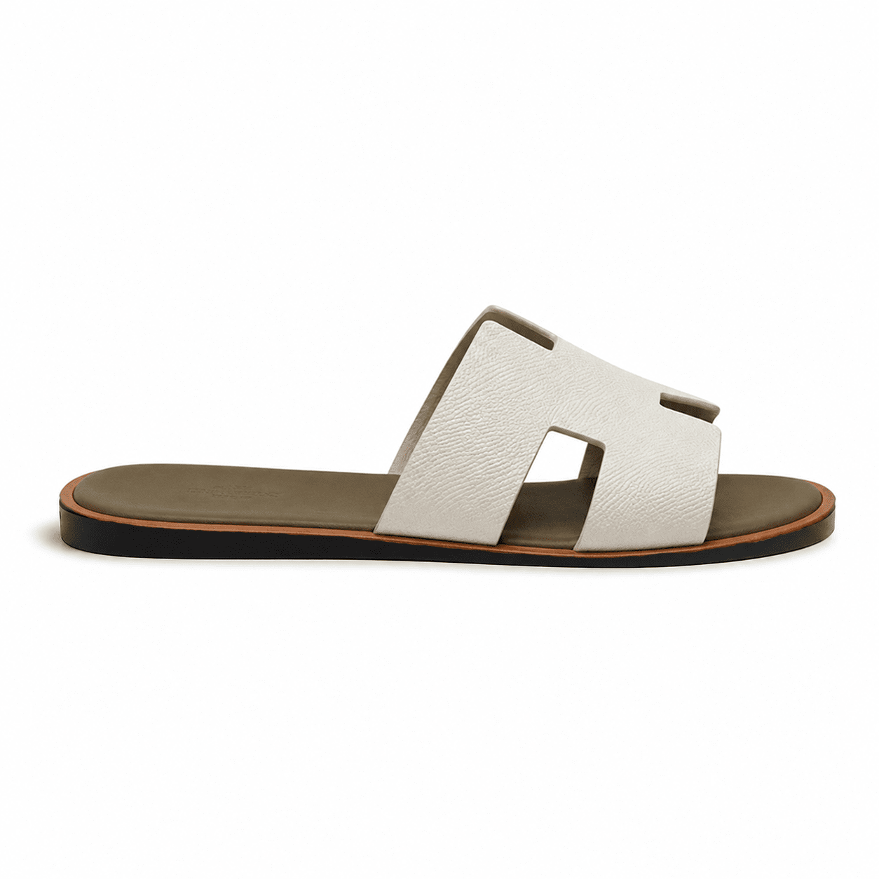 H Izmir Sandals Slides - Beige Glaise Vert