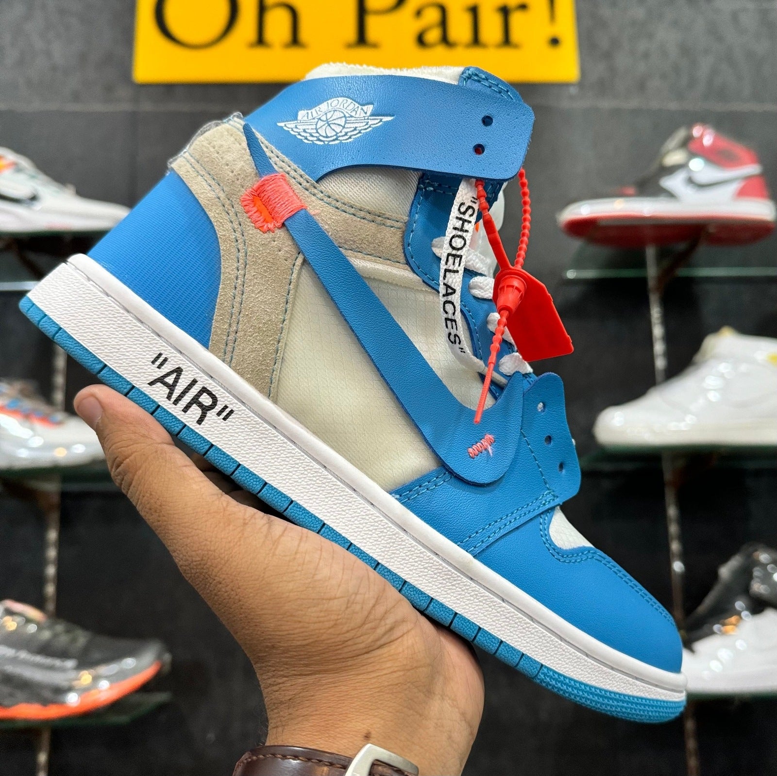 AJ 1 Retro High Off White UNC Ohpairpk