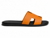H Izmir Sandals (Slides) - Suede Brown Black