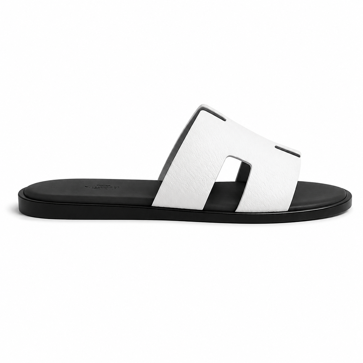 H Izmir Sandals (Slides) - White Black