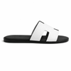 H Izmir Sandals (Slides) - White Black