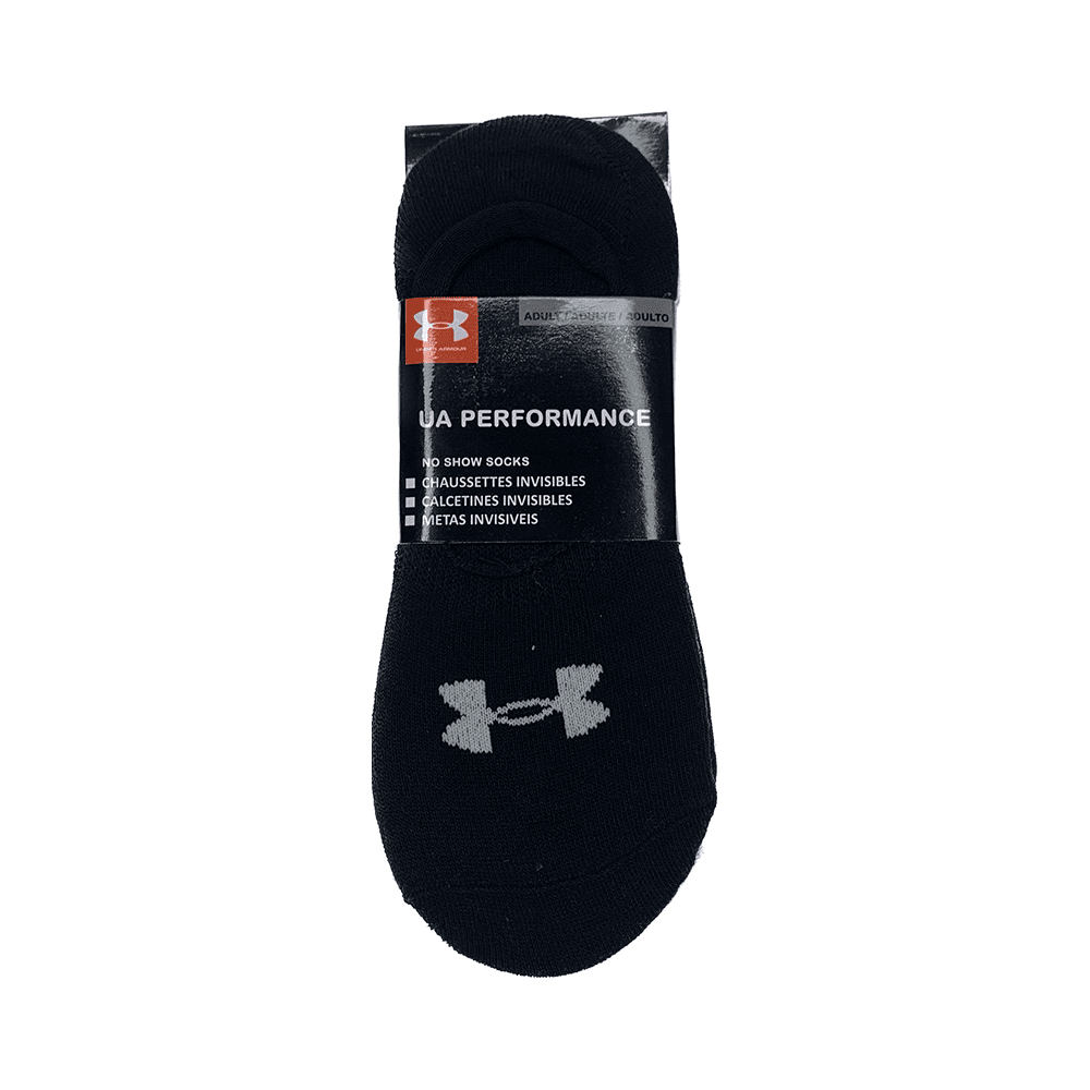 U-N-D-E-R A-R-M-O-U-R No Show Socks Pack of 3