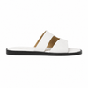 LP Pilat Plain Walk Sandal (Slides) - White / Black