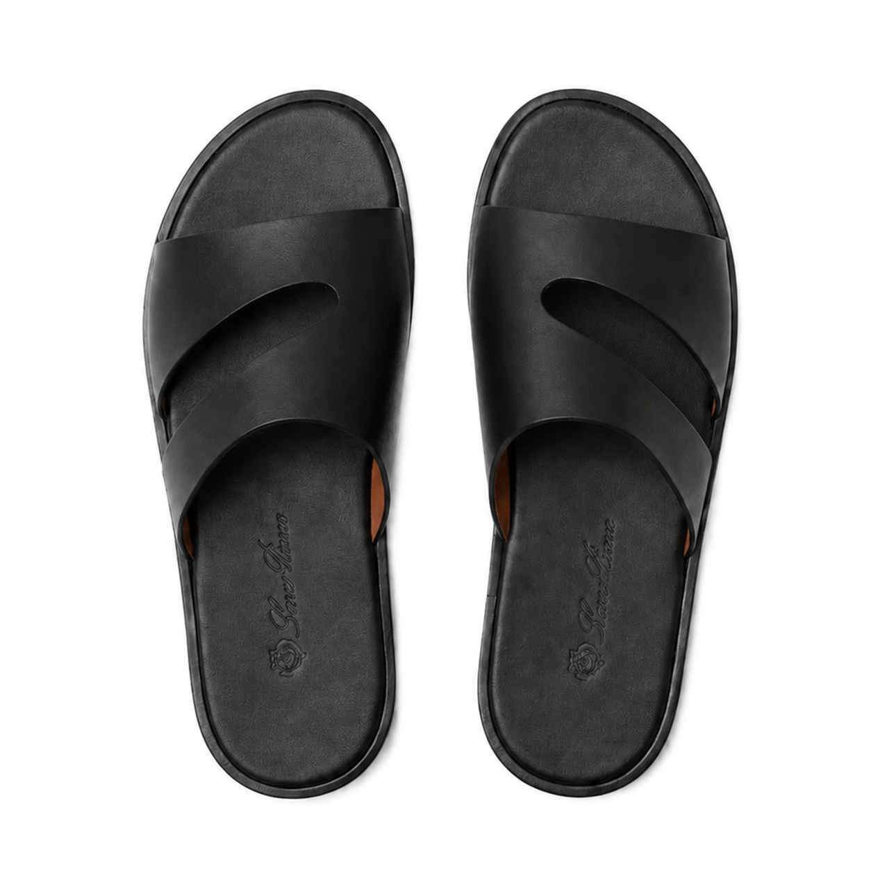 LP Pilat Plain Walk Sandal (Slides) - Black