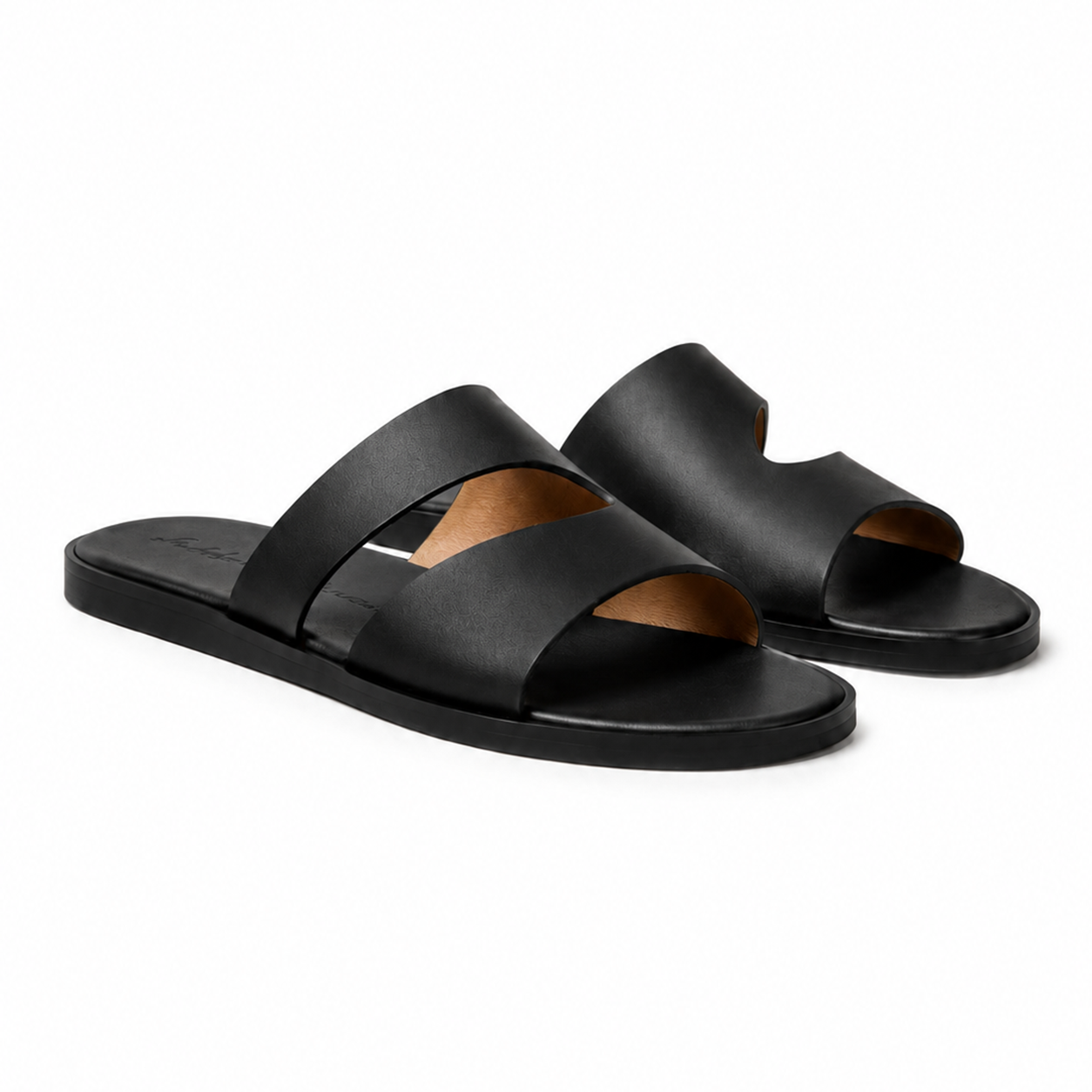 LP Pilat Plain Walk Sandal (Slides) - Black