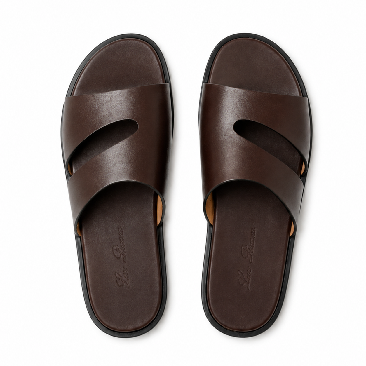 LP Pilat Plain Walk Sandal (Slides) - Brown