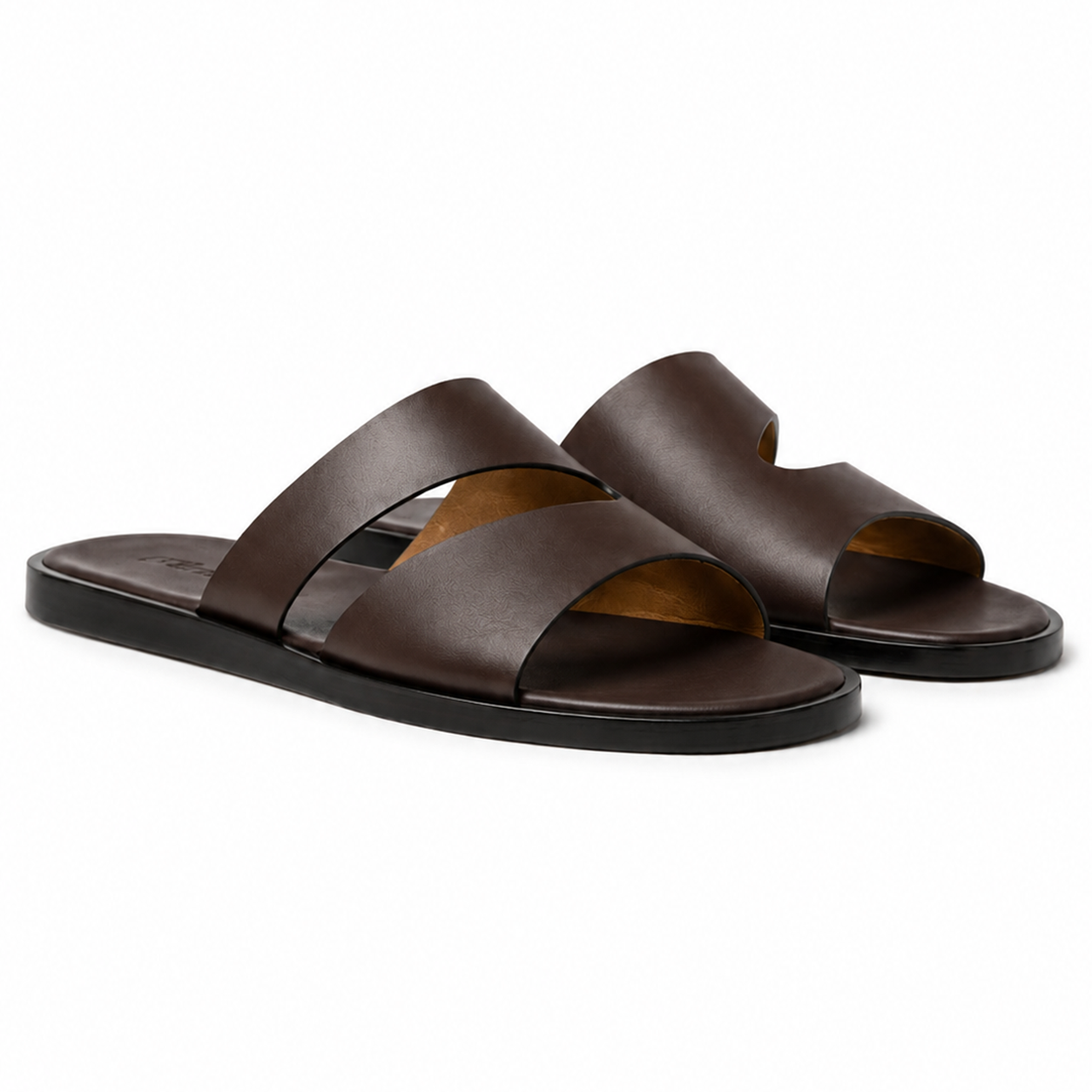 LP Pilat Plain Walk Sandal (Slides) - Brown