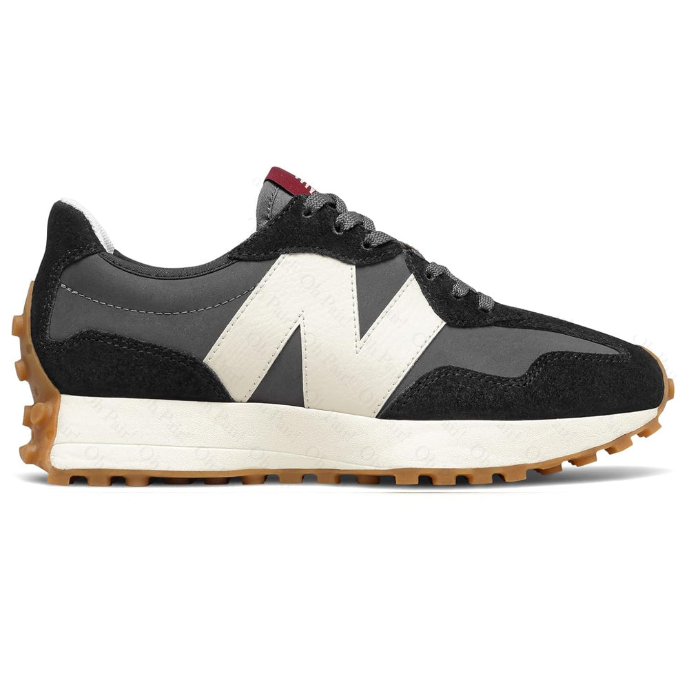 NB 327 Black White and Mineral Red