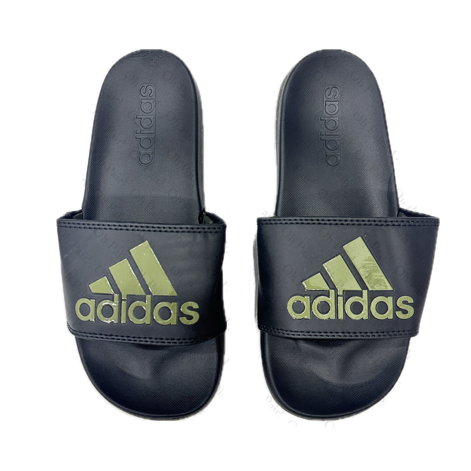 AD Adlite Slides - Black/Green Women