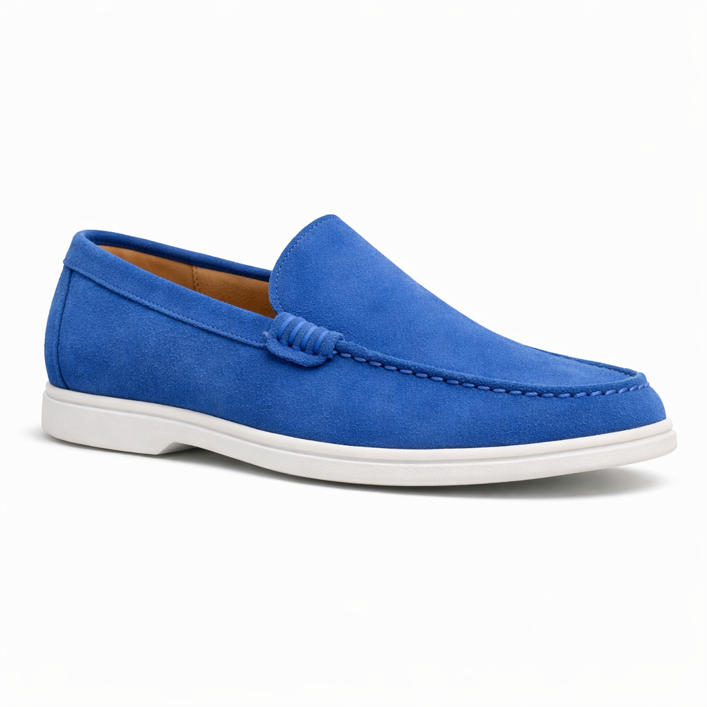 Suede Leather Loafers 