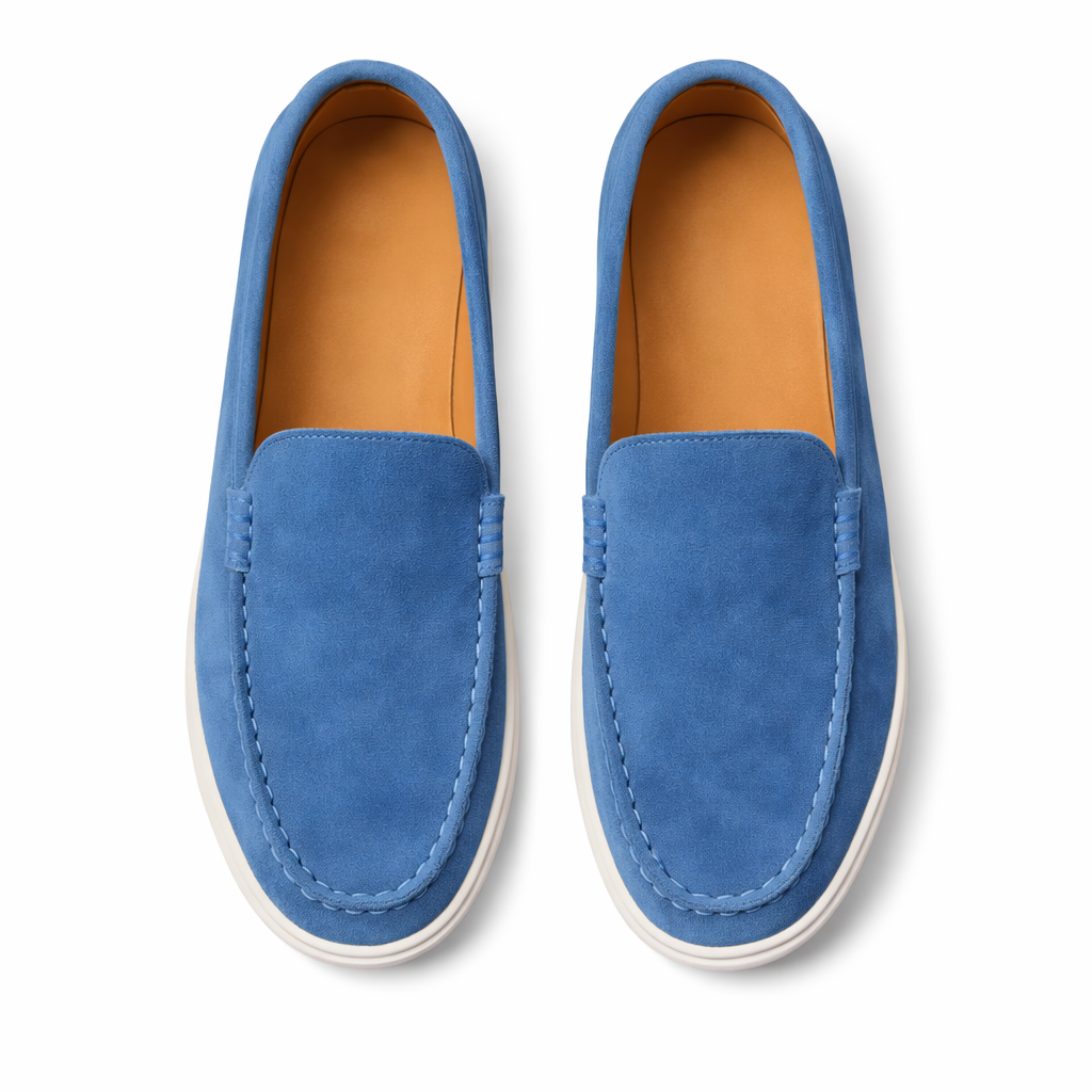 Suede Leather Loafers 