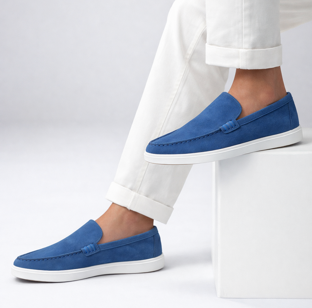 Suede Leather Loafers 