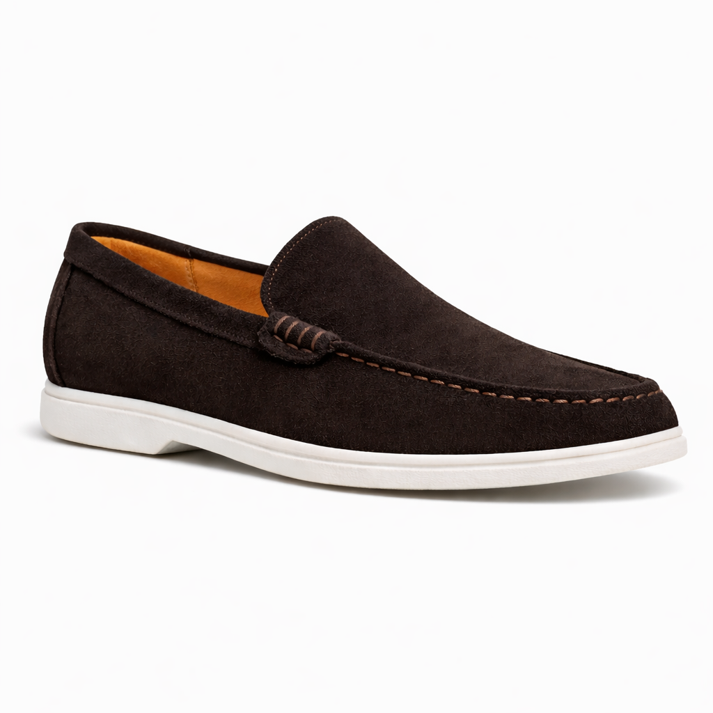 Suede Leather Loafers 