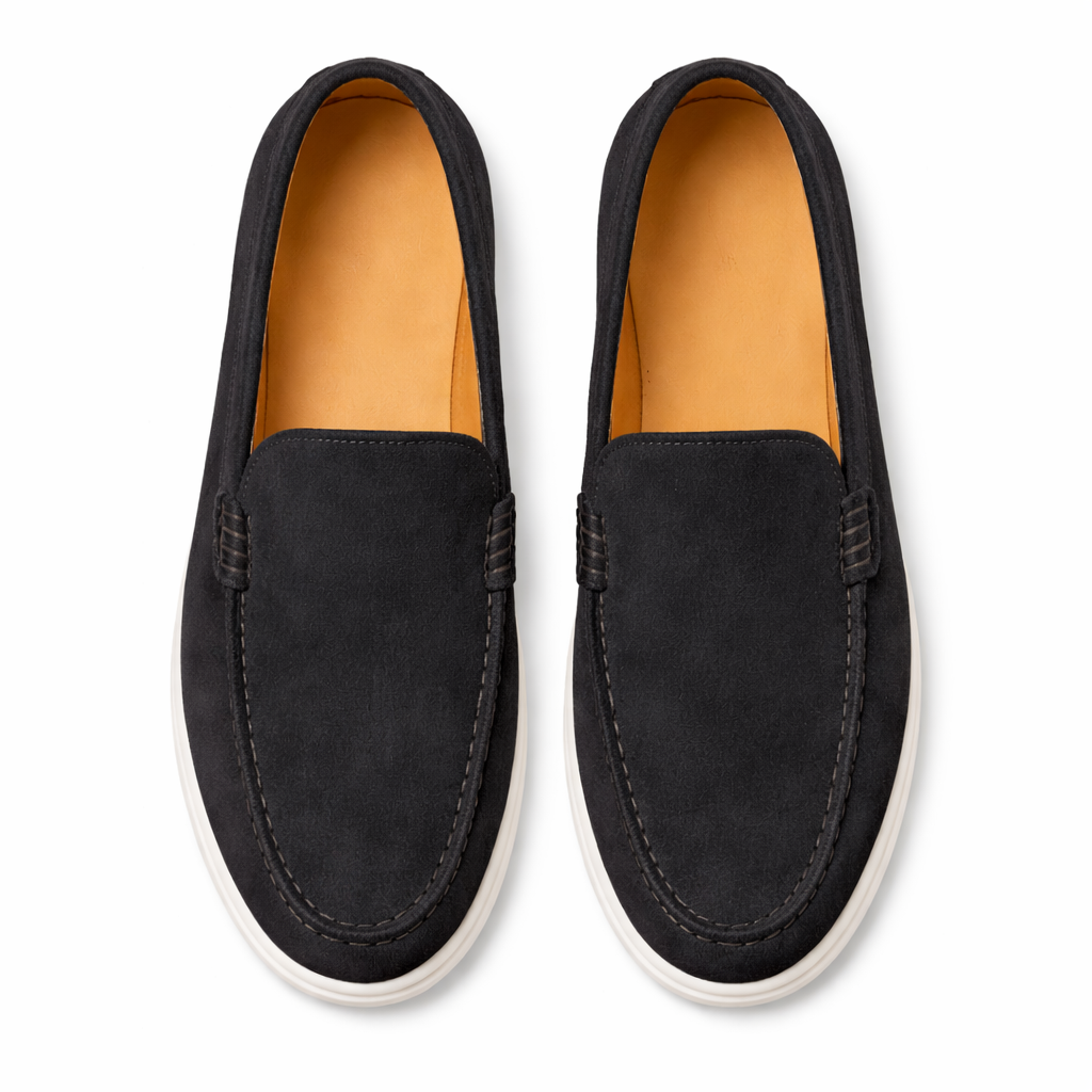 Suede Leather Loafers 