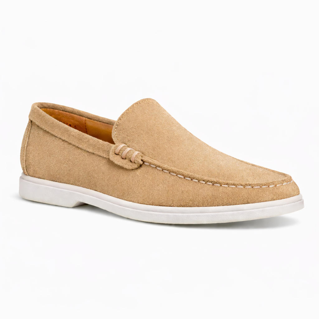 Suede Leather Loafers 