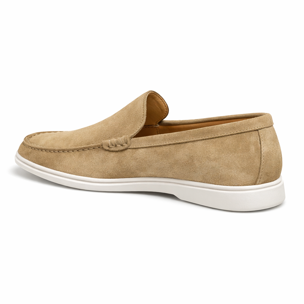 Suede Leather Loafers 
