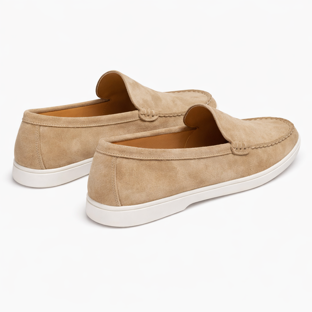 Suede Leather Loafers 