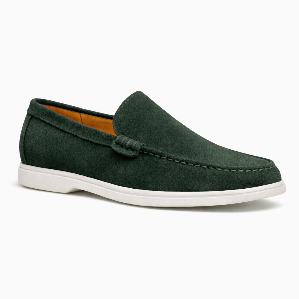 Suede Leather Loafers 