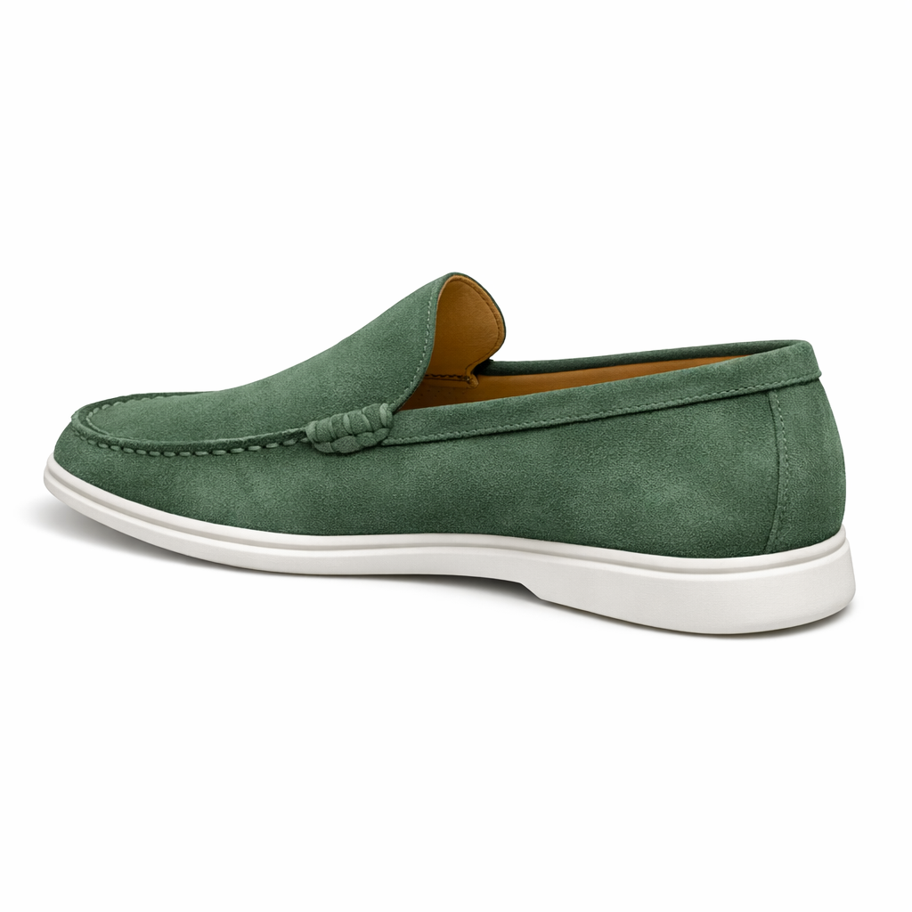 Suede Leather Loafers 