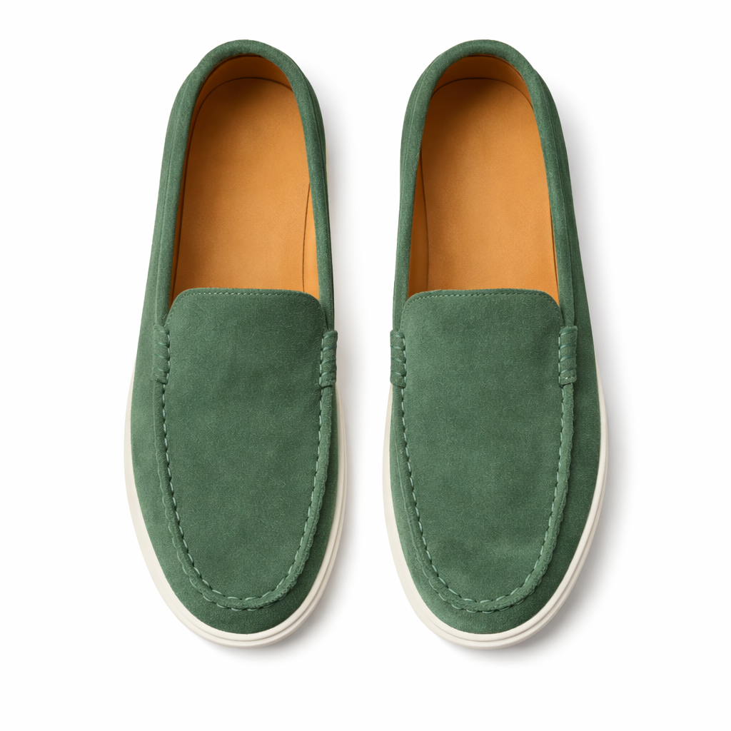 Suede Leather Loafers 