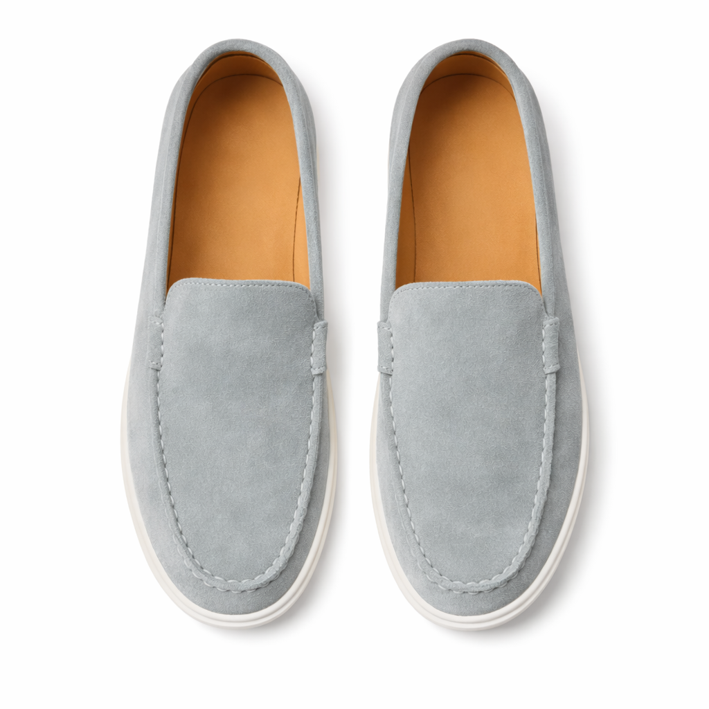 Suede Leather Loafers 
