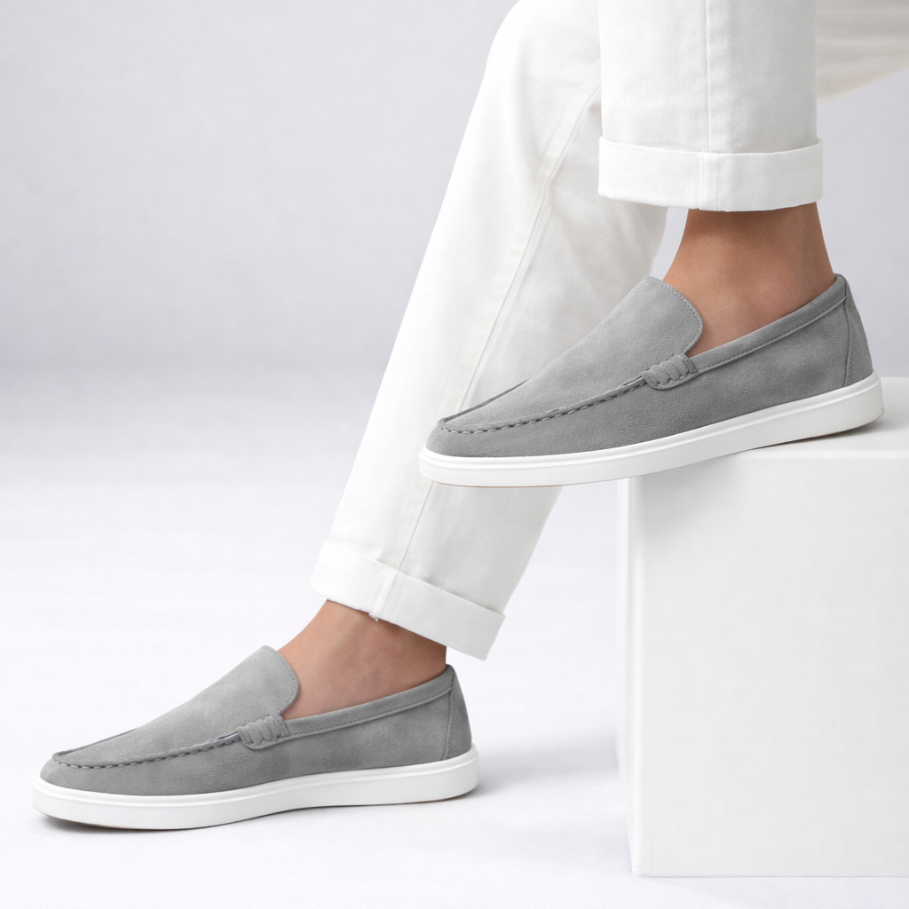 Suede Leather Loafers 