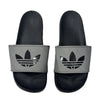 AD Trefoil Slides - Grey/Black (Women)