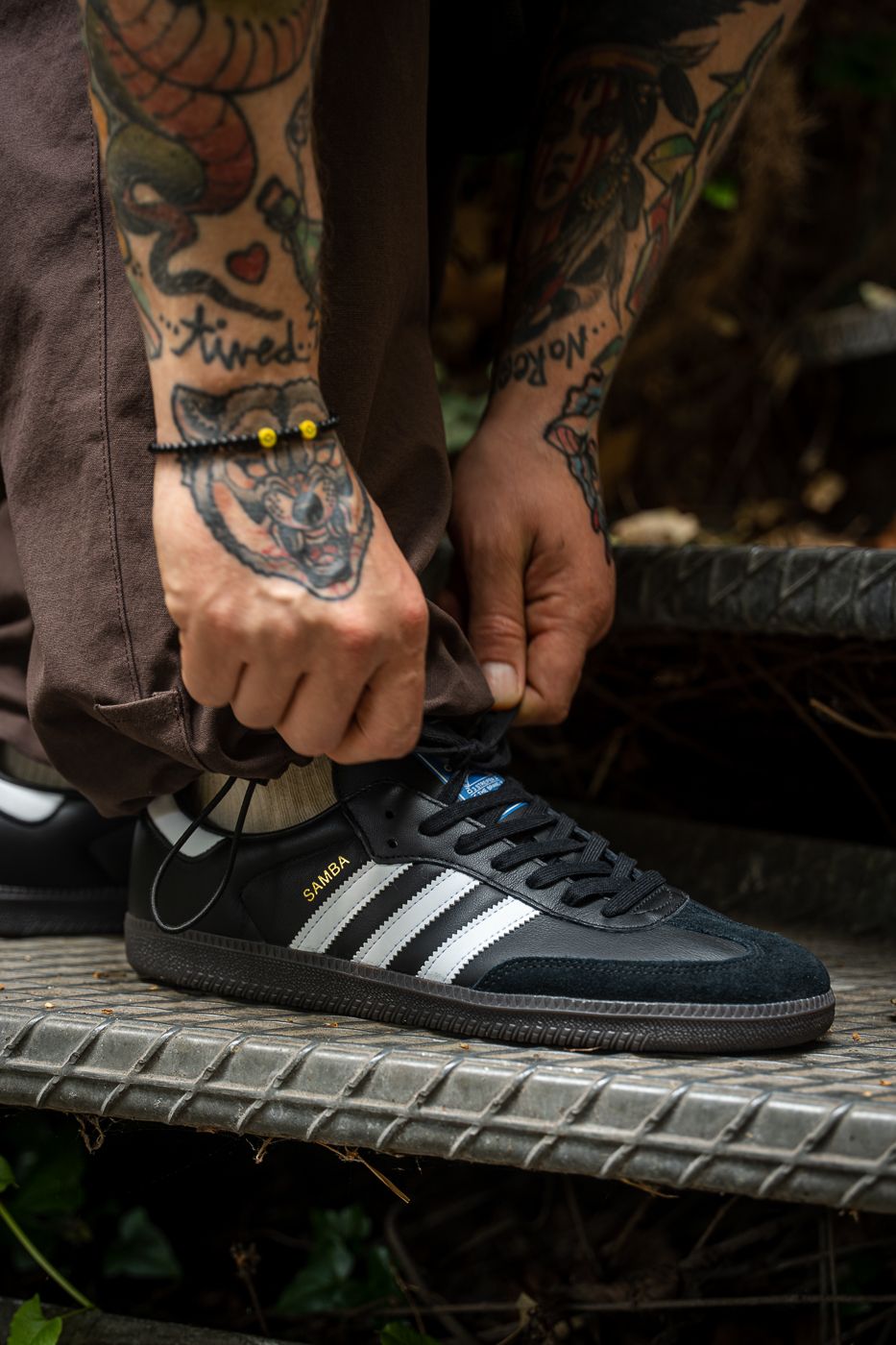 Adidas samba tattoo best sale