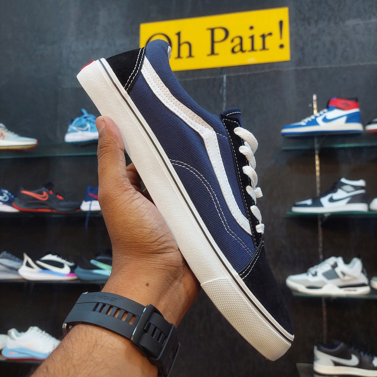 Sepatu vans 2024 old skool navy