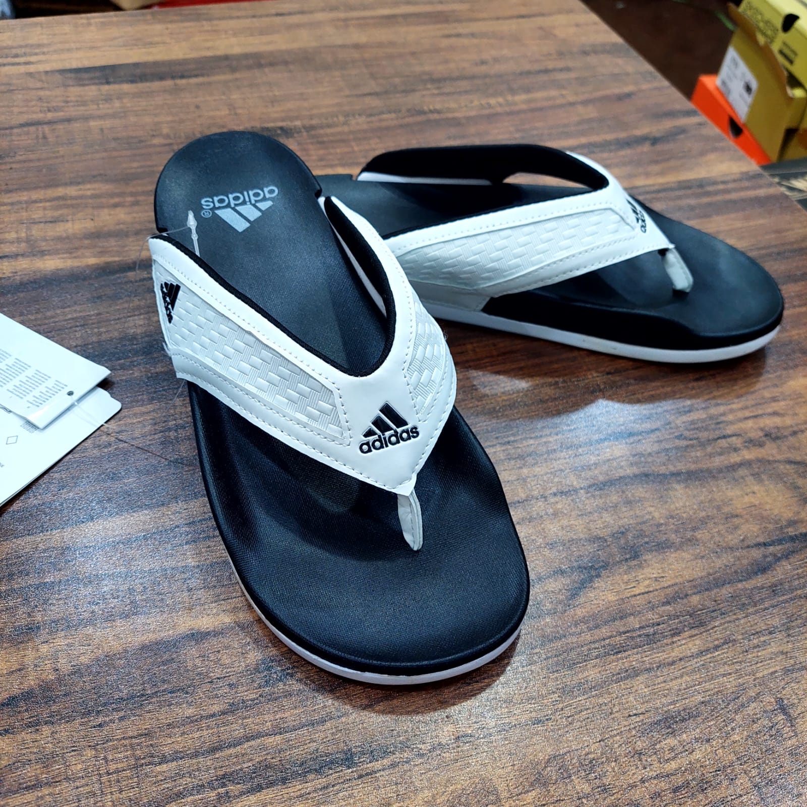 AD Slippers White