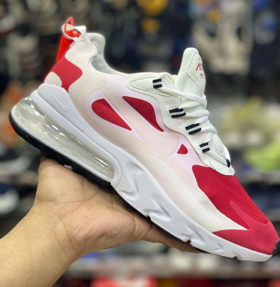 Air Max 270 React White Red