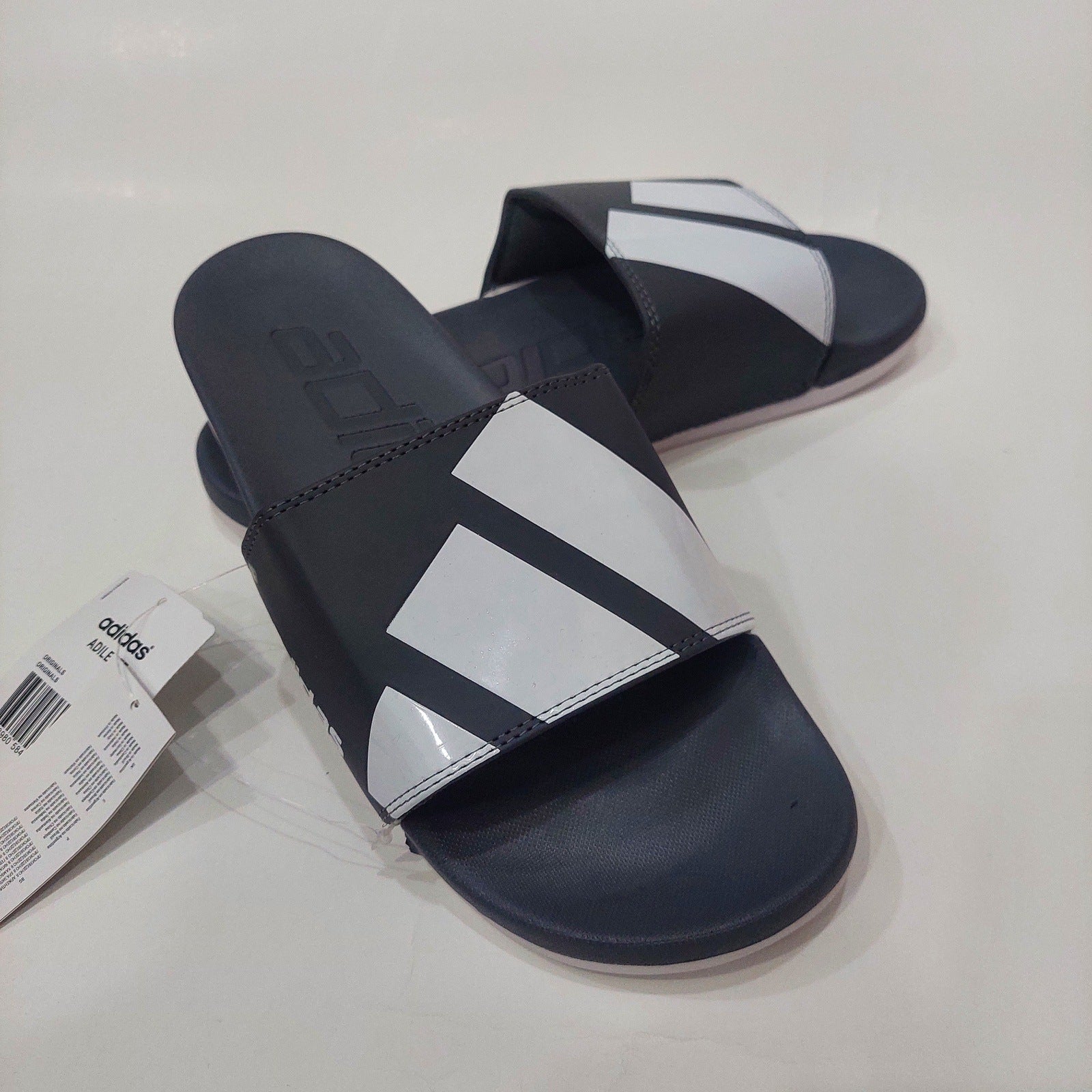 AD Adlite Slides Trefoil - Grey/White